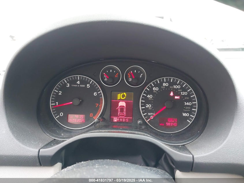 2008 AUDI A3 VIN: WAUKD78P58A032503