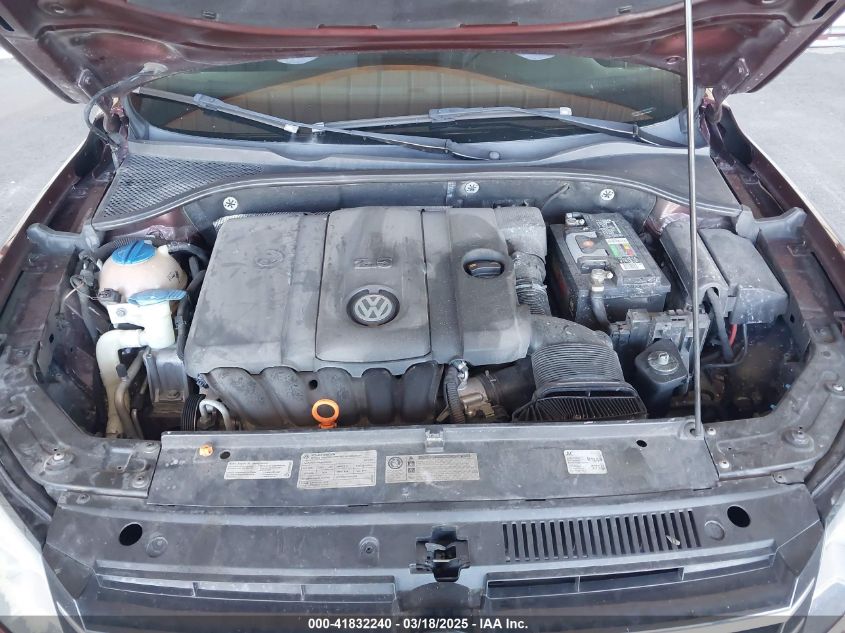 2012 Volkswagen Passat 2.5L Se VIN: 1VWBH7A35CC067017 Lot: 41832240