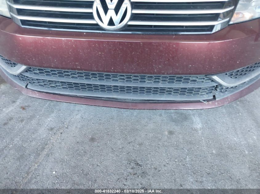 2012 Volkswagen Passat 2.5L Se VIN: 1VWBH7A35CC067017 Lot: 41832240