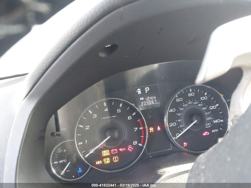 2011 Subaru Outback 2.5I Premium VIN: 4S4BRBCC4B3310889 Lot: 41832441