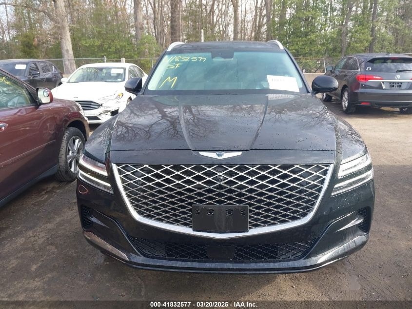 2021 Genesis Gv80 3.5T Awd Advanced VIN: KMUHCESC3MU052801 Lot: 41832577