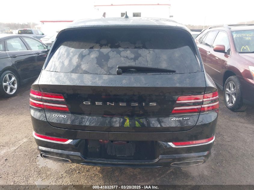 2021 Genesis Gv80 3.5T Awd Advanced VIN: KMUHCESC3MU052801 Lot: 41832577