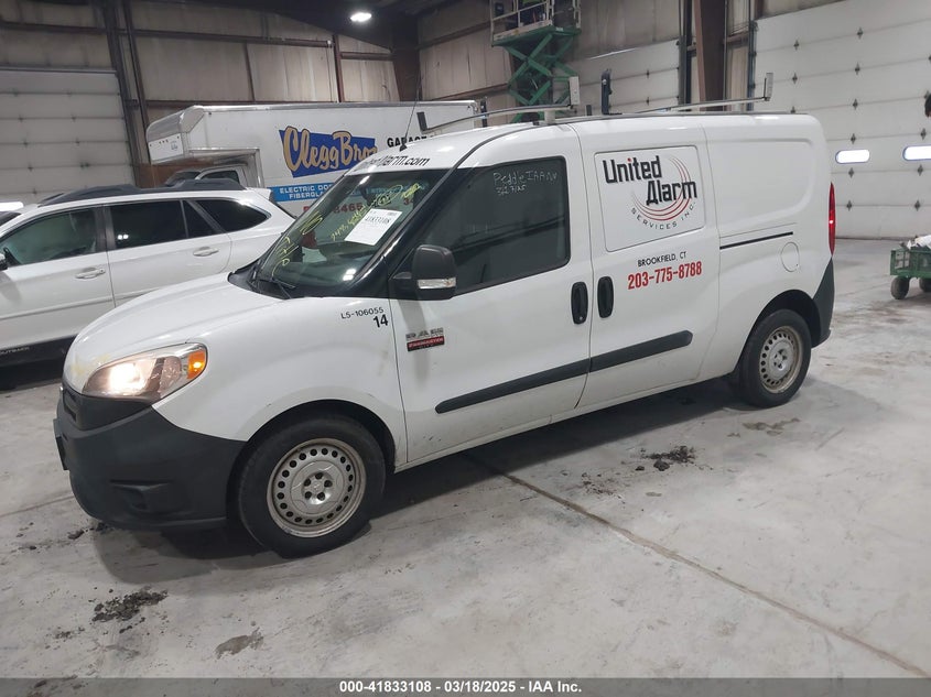 2017 RAM PROMASTER CITY TRADESMAN ZFBERFAB2H6G64507