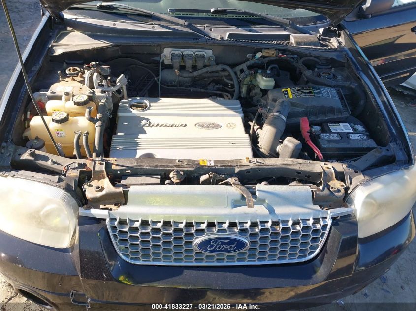 2006 Ford Escape Hybrid VIN: 1FMCU96H26KA26076 Lot: 41833227