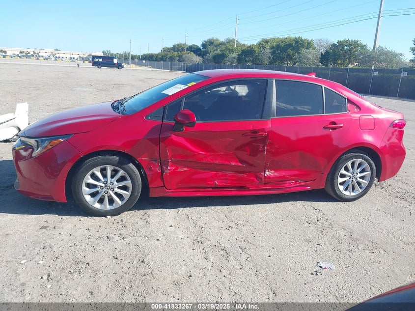 2021 TOYOTA COROLLA VIN: JTDVPMAE7MJ145782