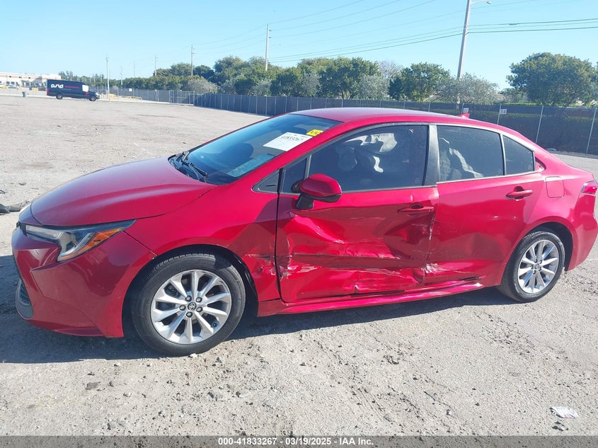 2021 TOYOTA COROLLA VIN: JTDVPMAE7MJ145782