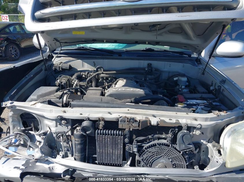 2003 Toyota Sequoia Limited V8 VIN: 5TDZT38A73S165378 Lot: 41833354