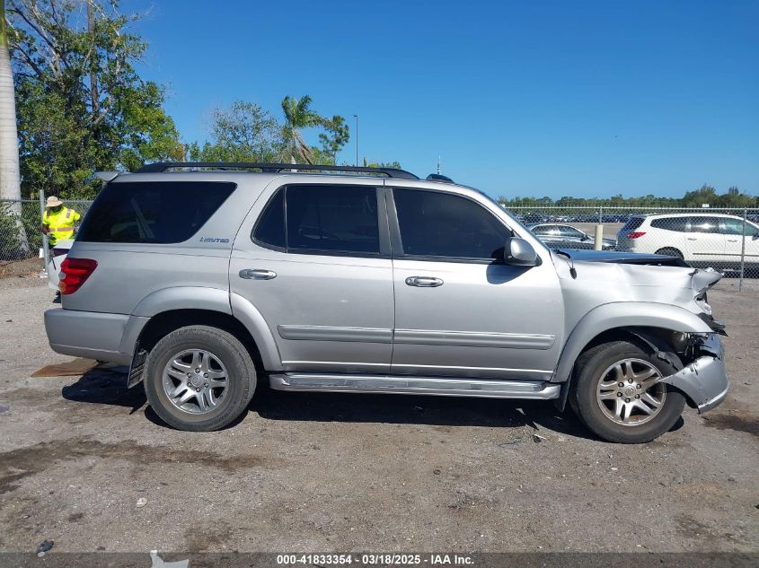 2003 Toyota Sequoia Limited V8 VIN: 5TDZT38A73S165378 Lot: 41833354