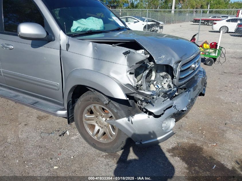 2003 Toyota Sequoia Limited V8 VIN: 5TDZT38A73S165378 Lot: 41833354