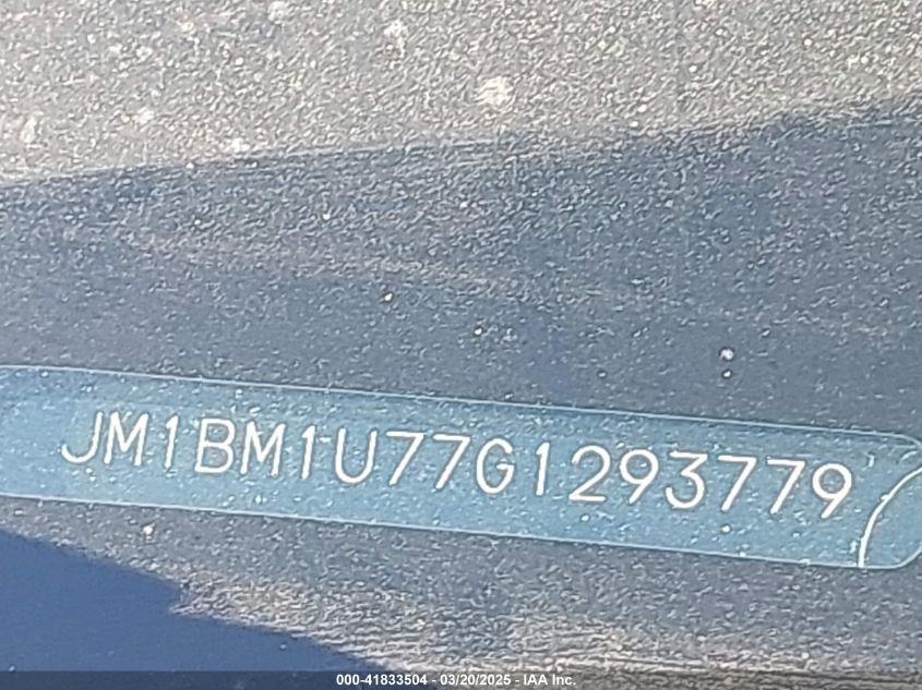 2016 Mazda Mazda3 I Sport VIN: JM1BM1U77G1293779 Lot: 41833504