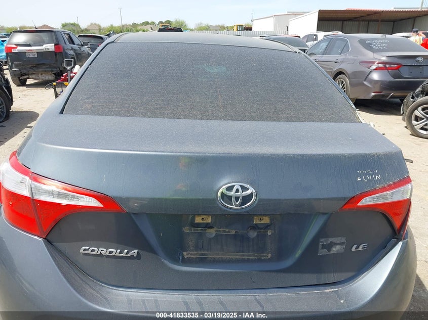 2016 TOYOTA COROLLA VIN: 5YFBURHE3GP387029
