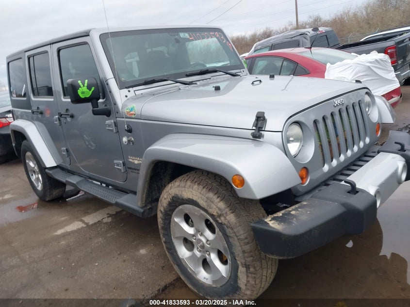 2013 JEEP WRANGLER UNLIMITED SAHARA - 1C4BJWEG6DL662720