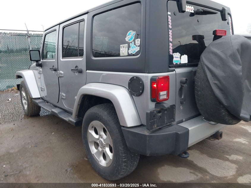 2013 JEEP WRANGLER UNLIMITED SAHARA - 1C4BJWEG6DL662720