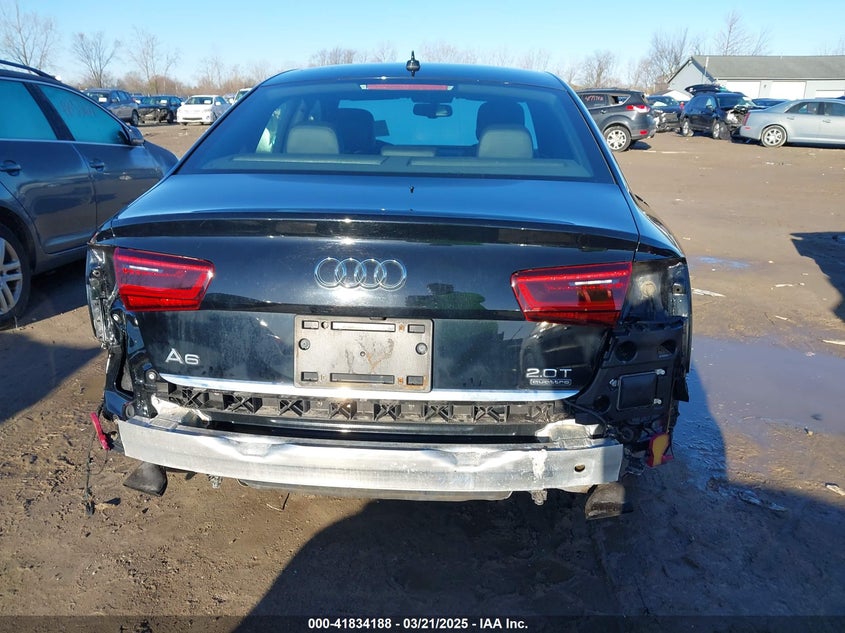 2016 AUDI A6 2.0T PREMIUM PLUS - WAUGFAFC2GN170312