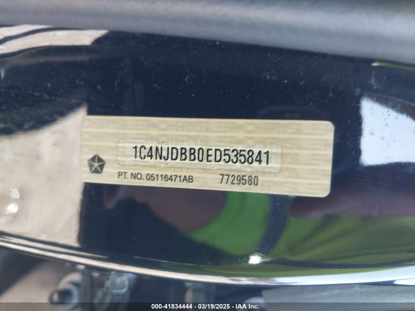 2014 JEEP COMPASS SPORT - 1C4NJDBB0ED535841