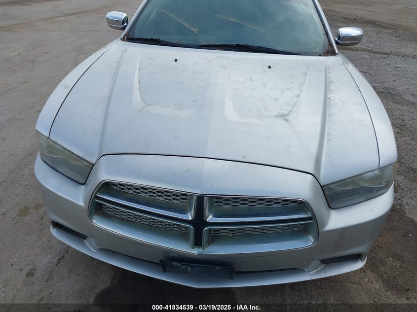 2012 DODGE CHARGER VIN: 2C3CDXBG2CH185306