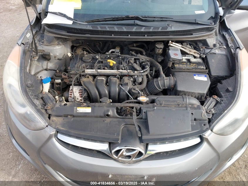2011 HYUNDAI ELANTRA VIN: KMHDH4AE6BU119349