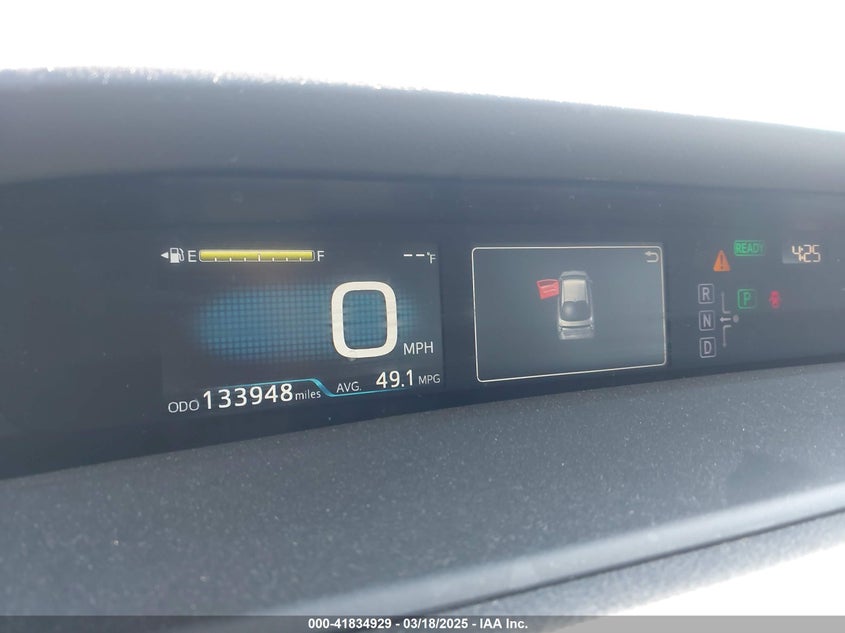 2017 TOYOTA PRIUS VIN: JTDKARFU1H3039405