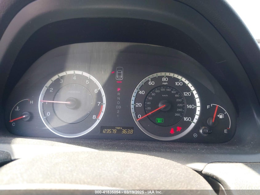 2009 HONDA ACCORD VIN: 1HGCS12889A015550
