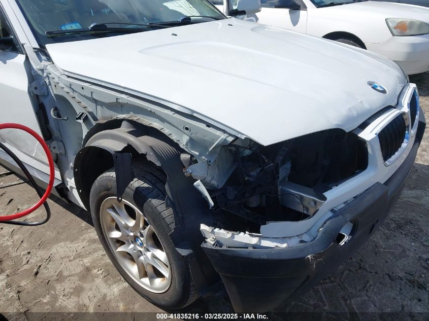 2004 BMW X3 2.5I VIN: WBXPA73404WC36868 Lot: 41835216