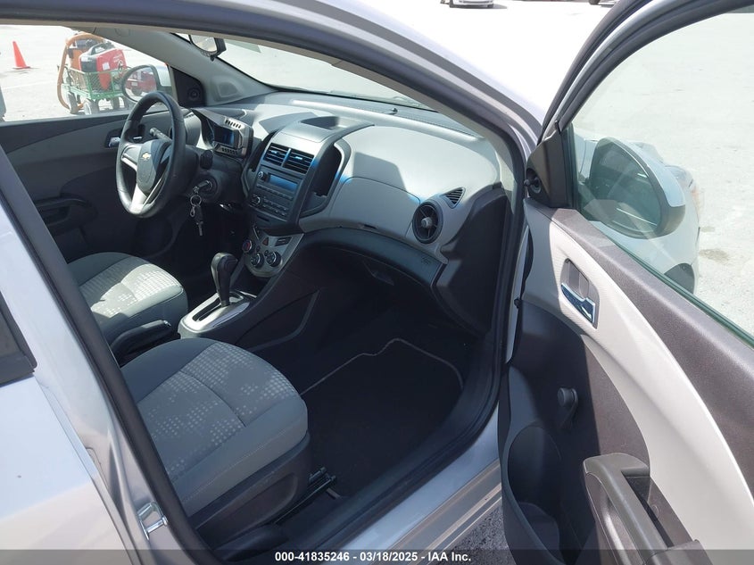 2012 CHEVROLET SONIC VIN: 1G1JA6SH7C4100156
