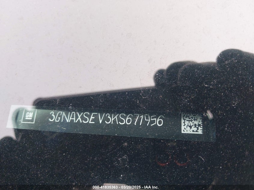 2019 CHEVROLET EQUINOX LS - 3GNAXSEV3KS671956