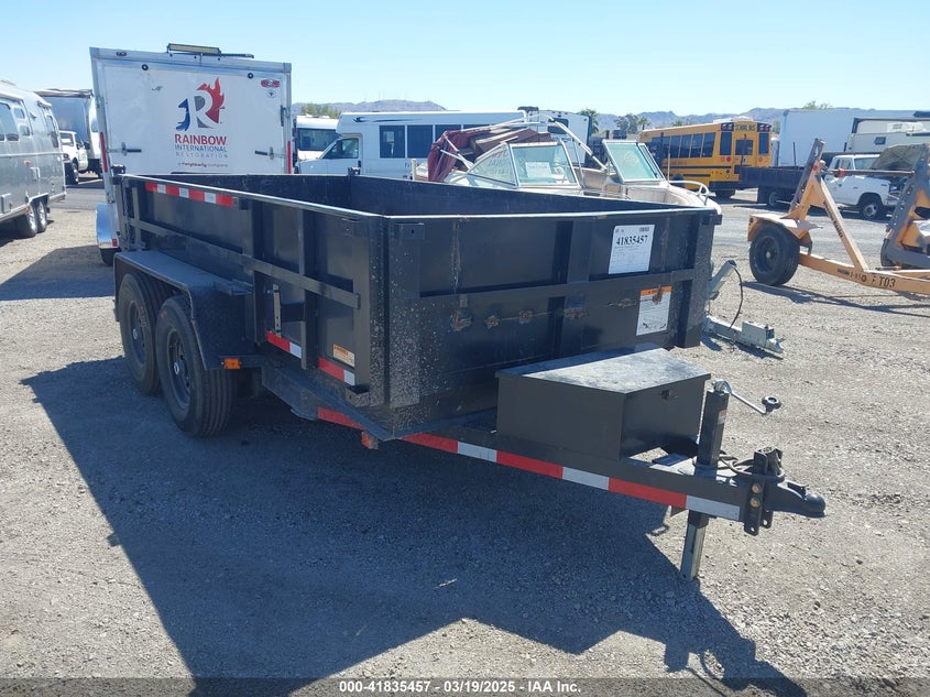 2024 CARRY ON 12' DUMP TRAILER  (VIN: 4YMBD1229RN002568)