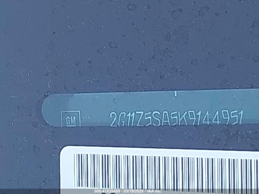 2019 CHEVROLET IMPALA LT - 2G11Z5SA5K9144951