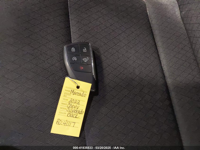 2022 CHEVROLET SILVERADO 1500 VIN: 3GCUDFED3NG683299