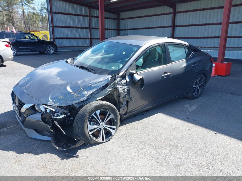 2022 NISSAN SENTRA VIN: 3N1AB8CV3NY243161