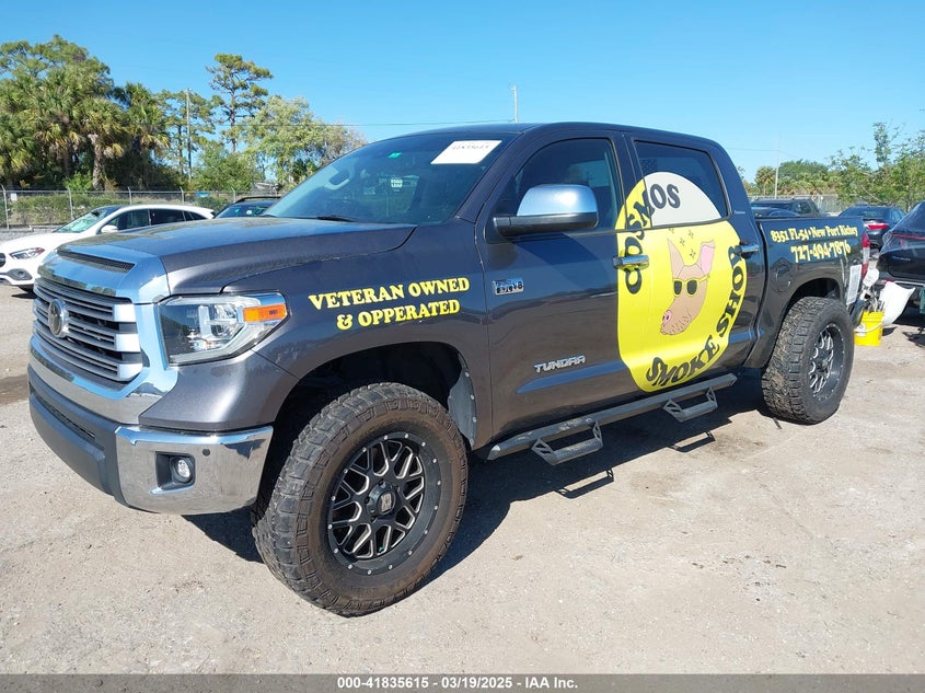2021 TOYOTA TUNDRA 5.7L V-8 DOHC, VVT, (VIN: 5TFFY5F12MX283403
