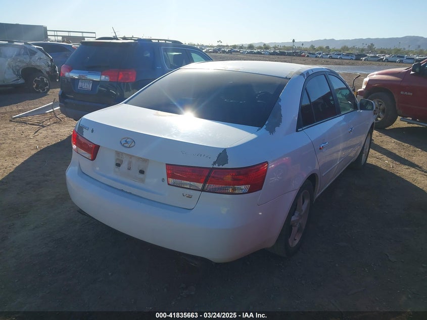 2006 HYUNDAI SONATA VIN: 5NPEU46F36H091094