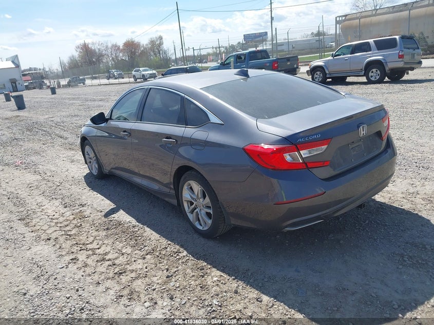 2019 HONDA ACCORD VIN: 1HGCV1F14KA144587
