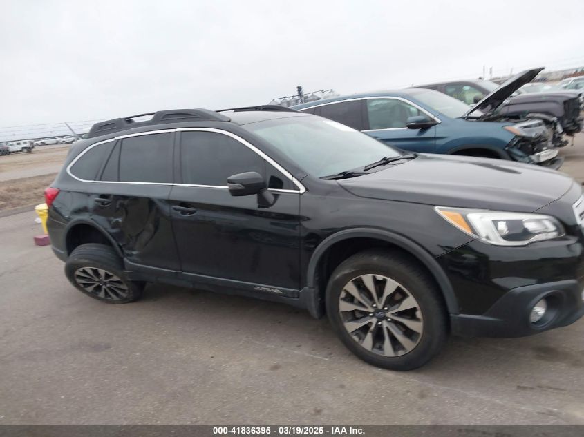 2017 Subaru Outback 2.5I Limited VIN: 4S4BSANC6H3230370 Lot: 41836395