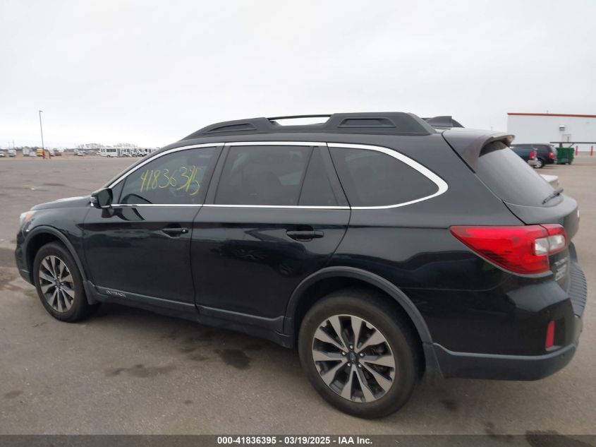 2017 Subaru Outback 2.5I Limited VIN: 4S4BSANC6H3230370 Lot: 41836395