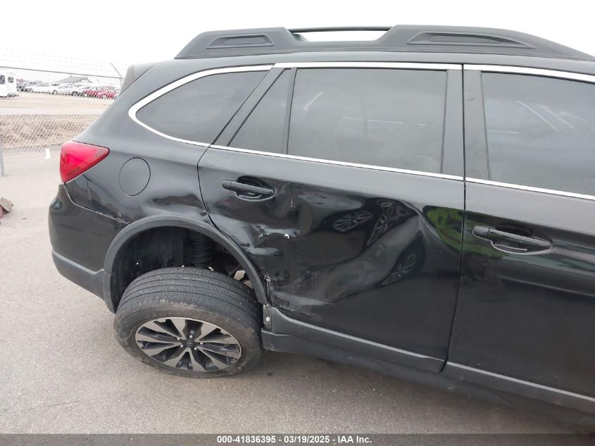 2017 Subaru Outback 2.5I Limited VIN: 4S4BSANC6H3230370 Lot: 41836395