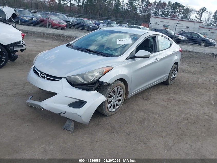 2012 HYUNDAI ELANTRA VIN: KMHDH4AE6CU426702