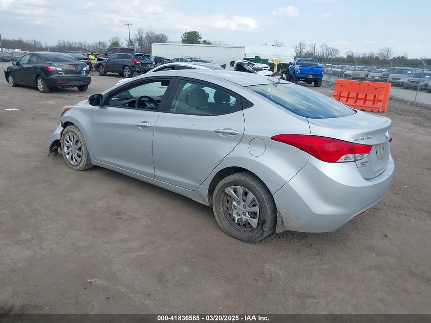 2012 HYUNDAI ELANTRA VIN: KMHDH4AE6CU426702
