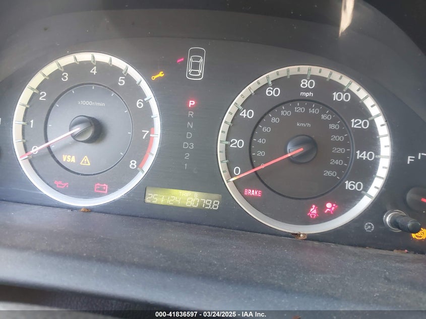 2009 HONDA ACCORD VIN: 1HGCP26369A192099