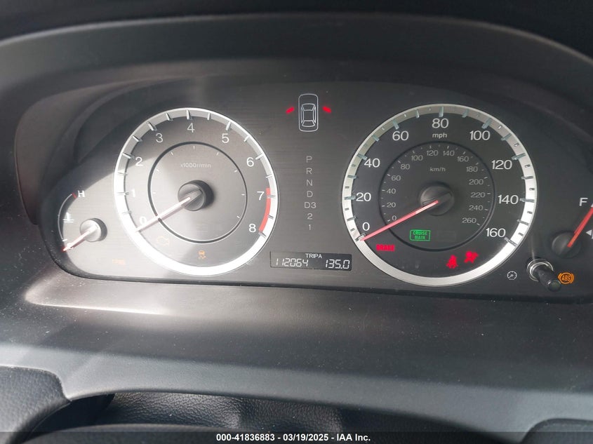 2012 HONDA ACCORD VIN: 1HGCP2F36CA212018