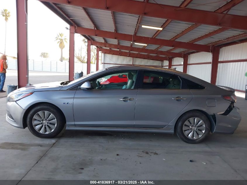 2016 Hyundai Sonata Hybrid Se VIN: KMHE24L19GA041755 Lot: 41836917