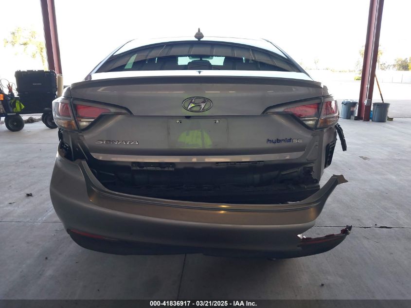2016 Hyundai Sonata Hybrid Se VIN: KMHE24L19GA041755 Lot: 41836917