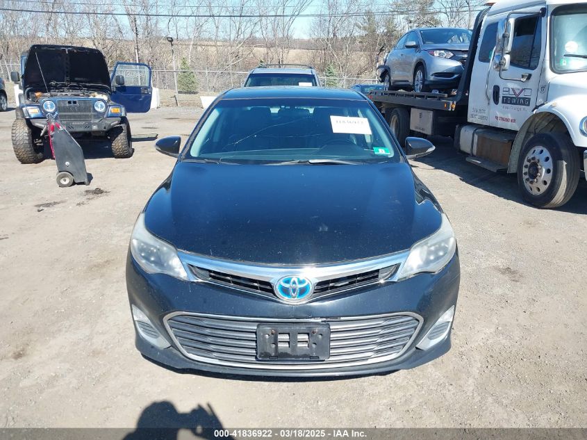 2013 Toyota Avalon Hybrid Xle Premium VIN: 4T1BD1EB5DU007419 Lot: 41836922