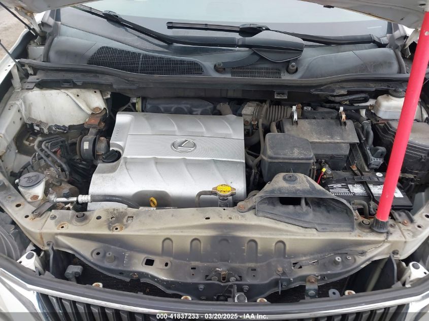 2010 Lexus Rx 350 VIN: 2T2BK1BA9AC077872 Lot: 41837233