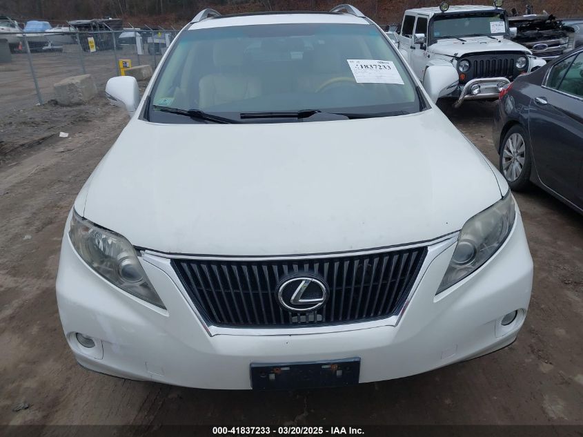 2010 Lexus Rx 350 VIN: 2T2BK1BA9AC077872 Lot: 41837233