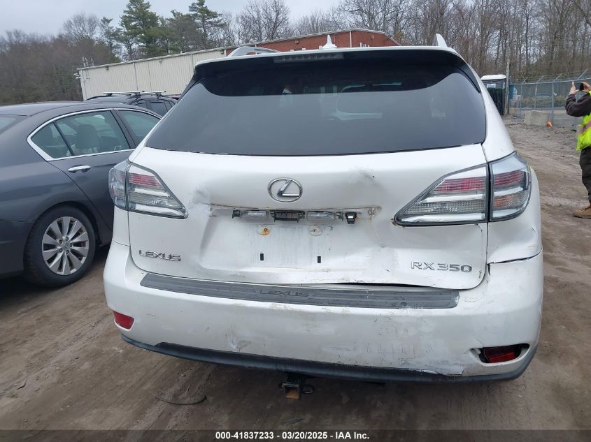 2010 Lexus Rx 350 VIN: 2T2BK1BA9AC077872 Lot: 41837233