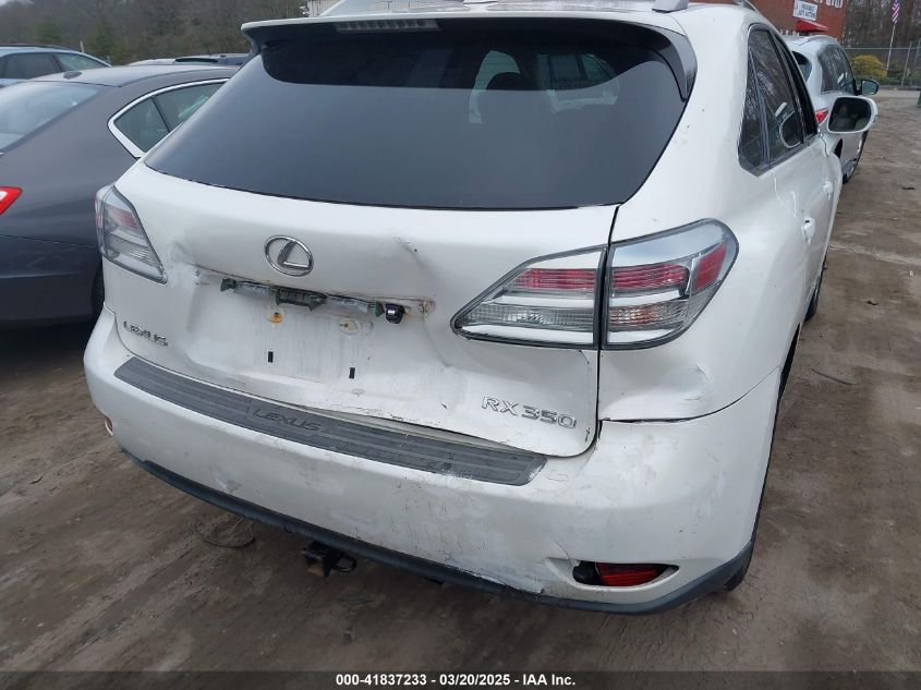 2010 Lexus Rx 350 VIN: 2T2BK1BA9AC077872 Lot: 41837233