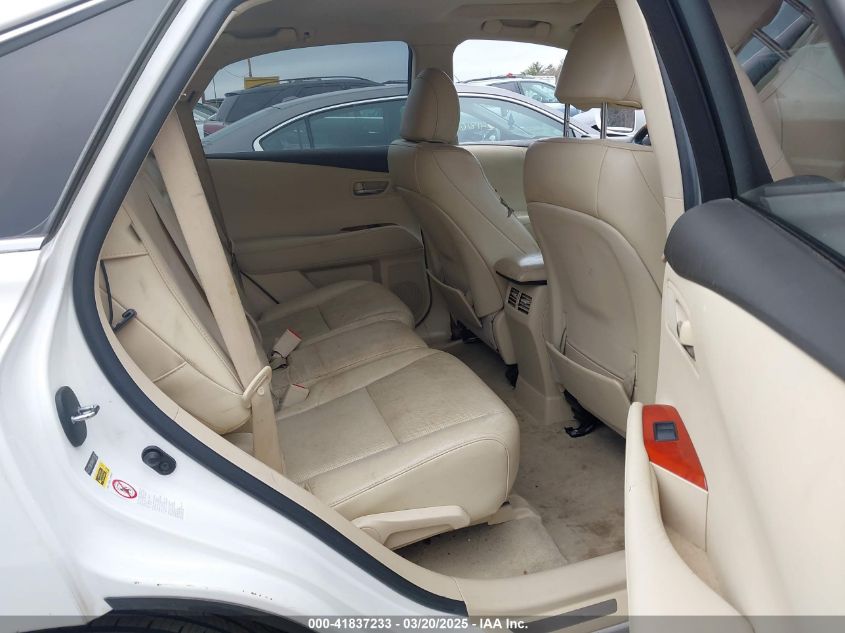 2010 Lexus Rx 350 VIN: 2T2BK1BA9AC077872 Lot: 41837233