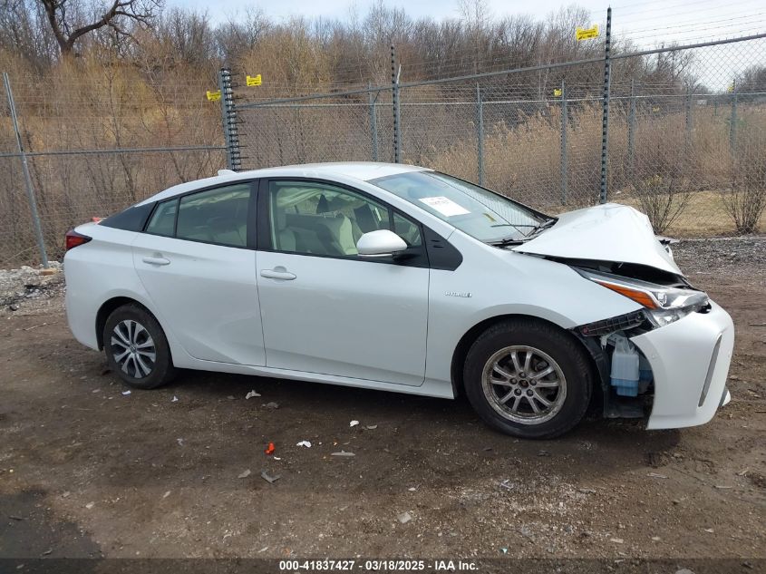 2021 Toyota Prius Xle Awd-E VIN: JTDL9MFU3M3030604 Lot: 41837427