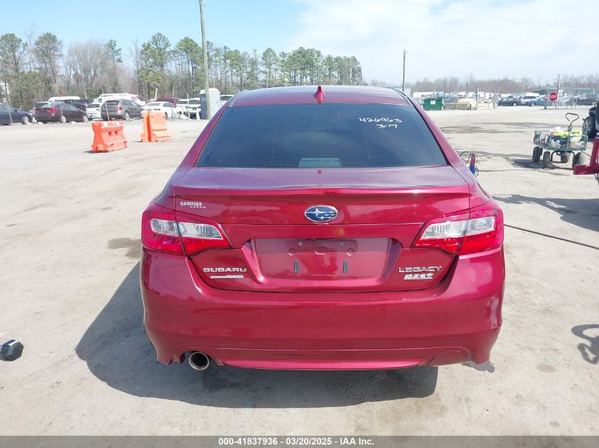 2017 Subaru Legacy 2.5I Limited VIN: 4S3BNAK67H3065620 Lot: 41837936